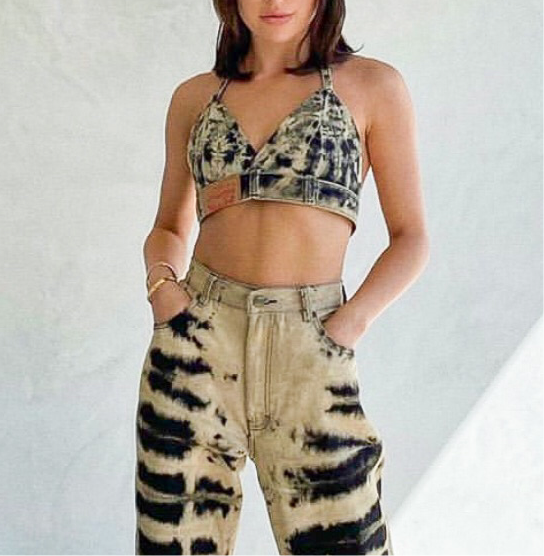 Black Tie Dye Bralette