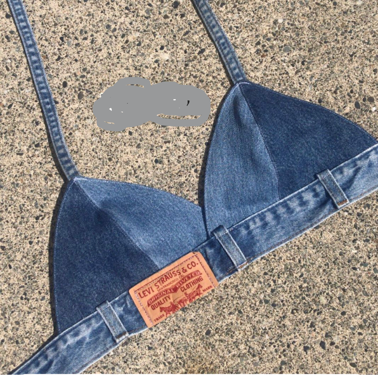 Two-Tone Reworked Bralette