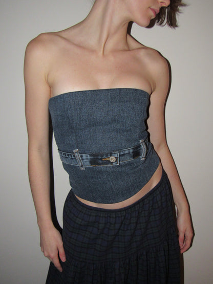 Sample Denim Corset