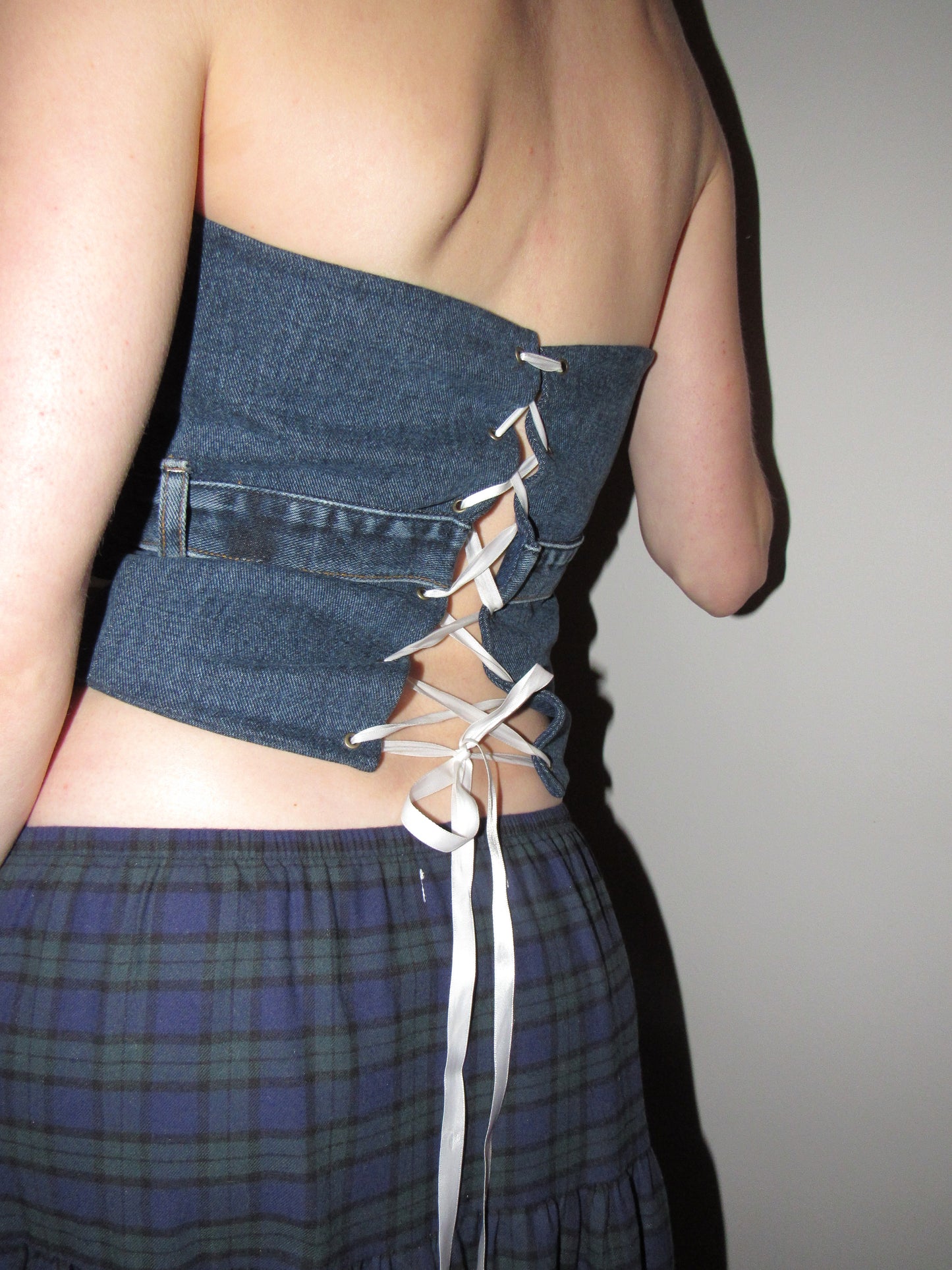 Sample Denim Corset