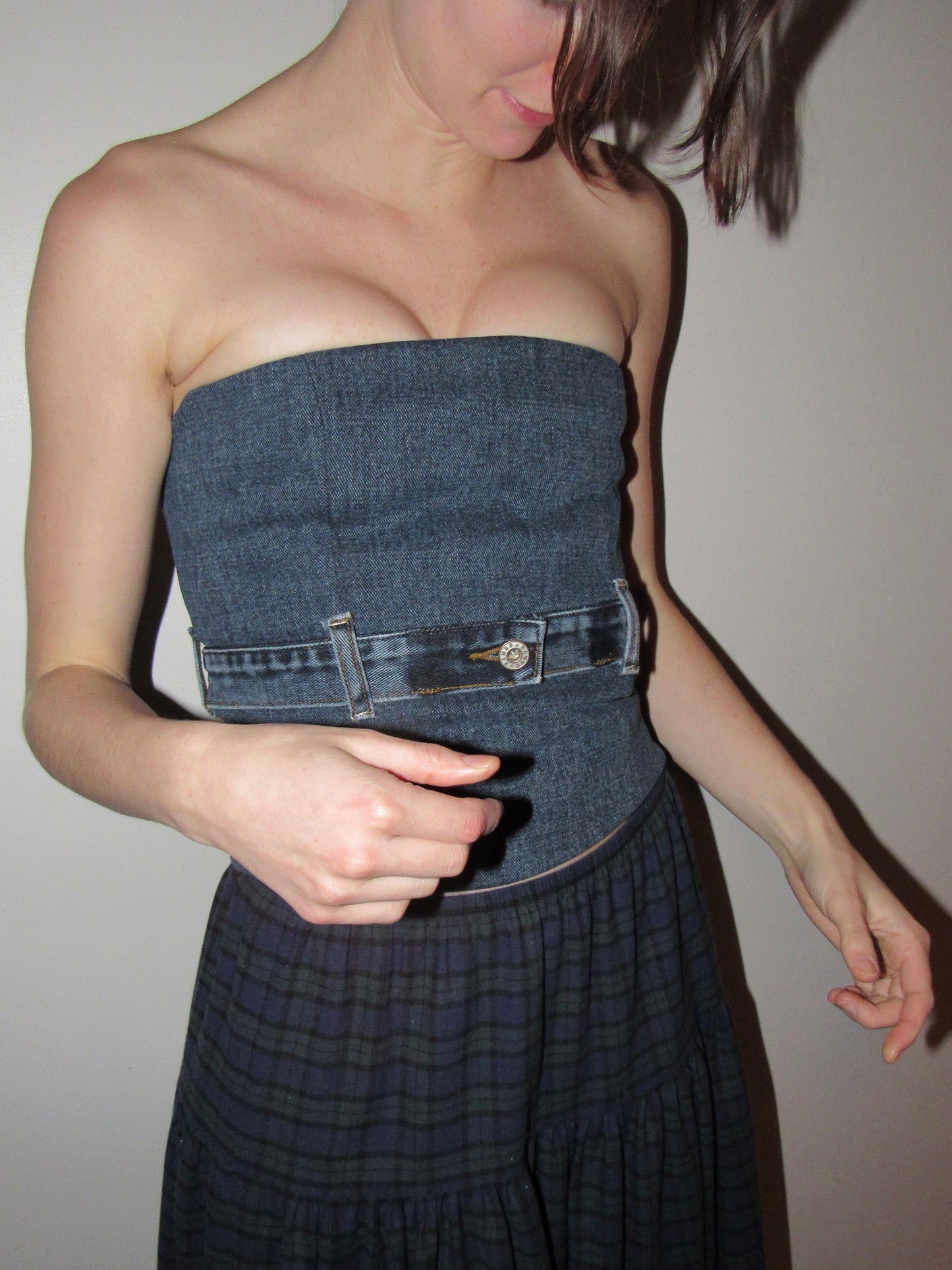 Sample Denim Corset