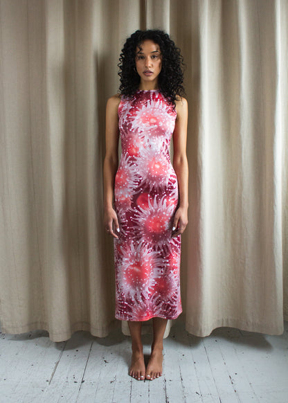 Nemo High Neck Midi Dress