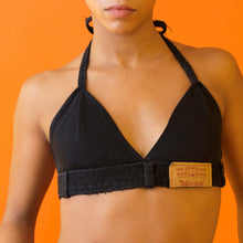 Load image into Gallery viewer, Black Vintage Reworked Bralette
