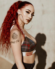 Load image into Gallery viewer, Reworked Plaid Bralette
